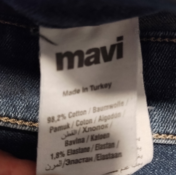 Mavi " Marcus " Straight Jeans Men's Blue Denim Jeans - Picture 16 of 16